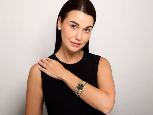 Rolex 'Datejust' Watch in Stainless Steel and 18K Gold, 36 mm