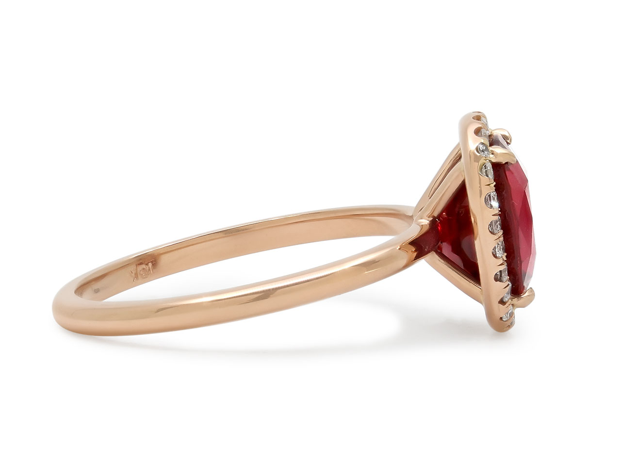 Beladora 'Reimagined' Ruby, 2.13 carat, and Diamond Ring in 18K Rose Gold