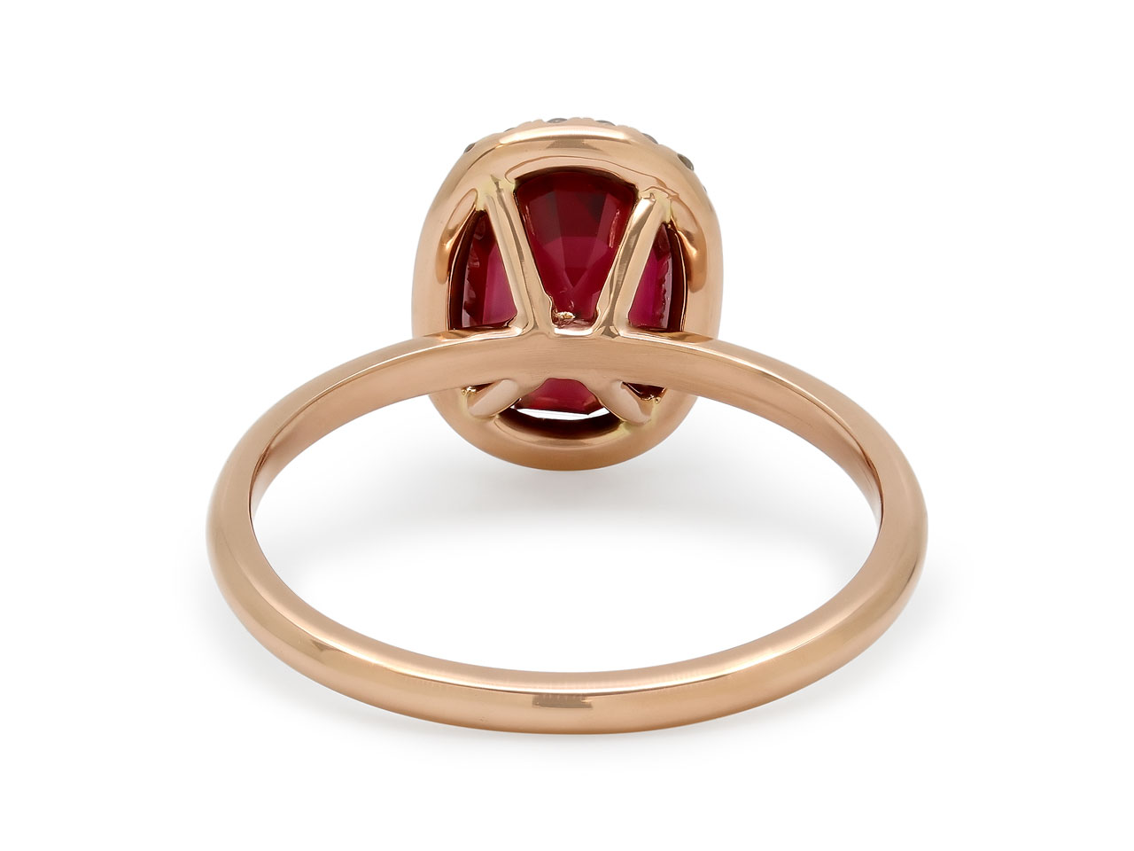 Beladora 'Reimagined' Ruby, 2.13 carat, and Diamond Ring in 18K Rose Gold