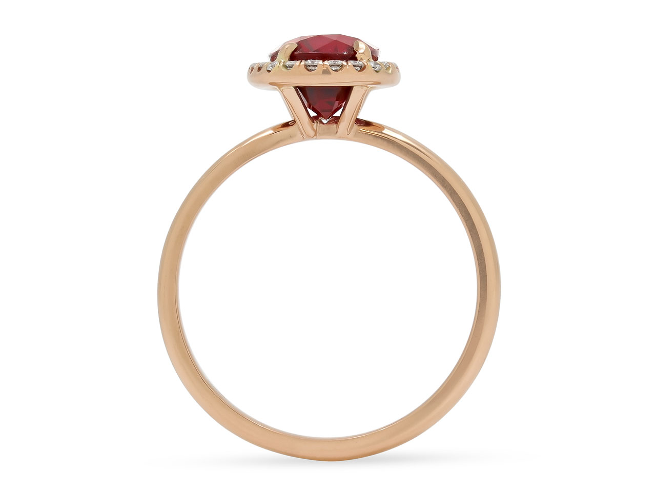 Beladora 'Reimagined' Ruby, 2.13 carat, and Diamond Ring in 18K Rose Gold