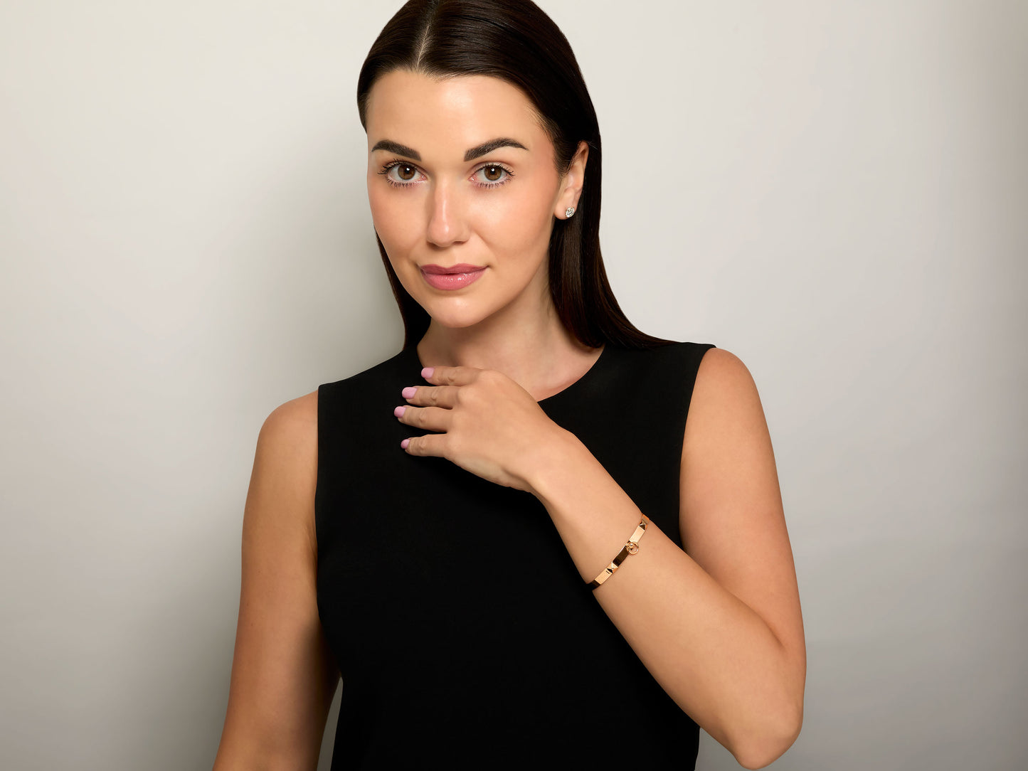 Hermès 'Collier de Chien' Bracelet in 18K Rose Gold