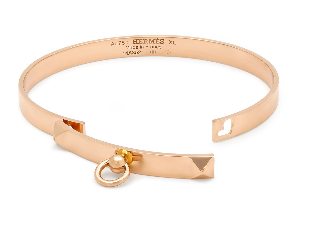 Hermès 'Collier de Chien' Bracelet in 18K Rose Gold