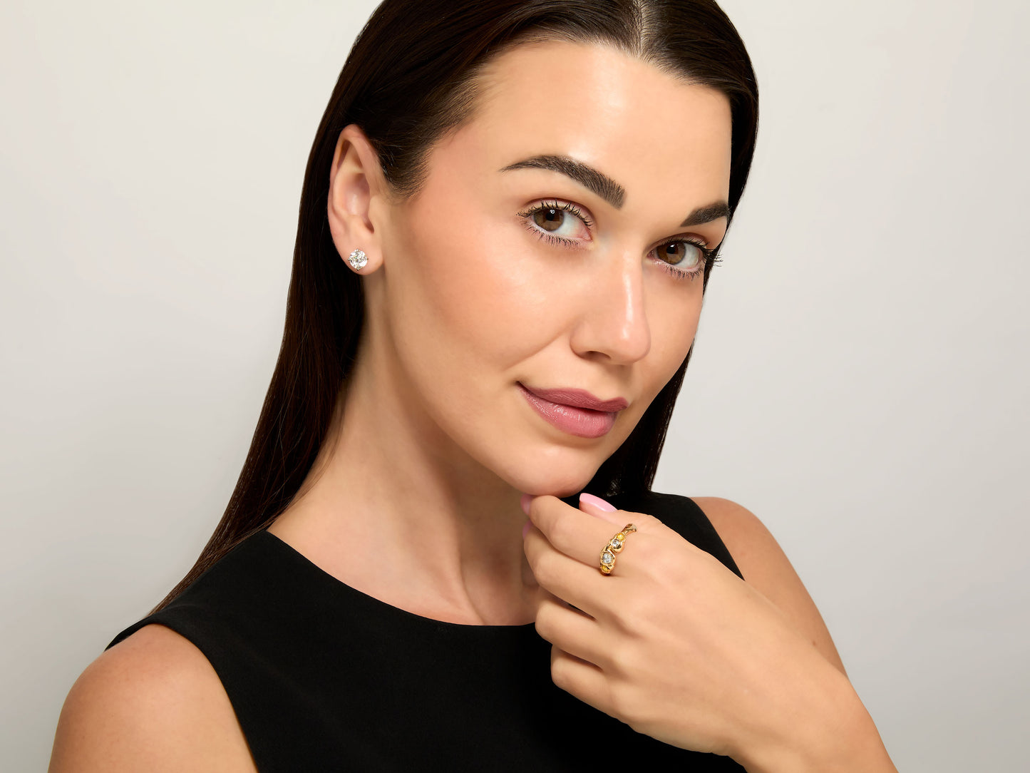 Lucifer Vir Honestus 'Organic' Diamond Ring in 18K Gold