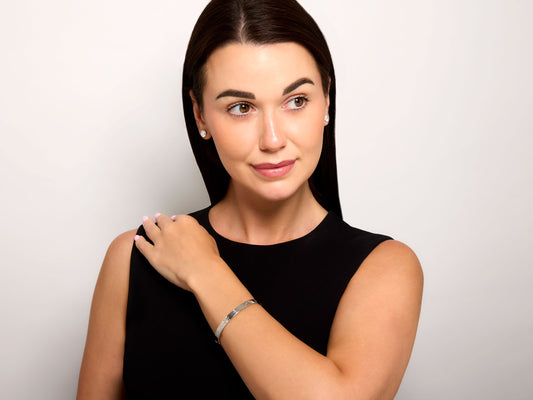 Cartier 'Love' Bracelet in 18K White Gold, Classic Model, Size 18