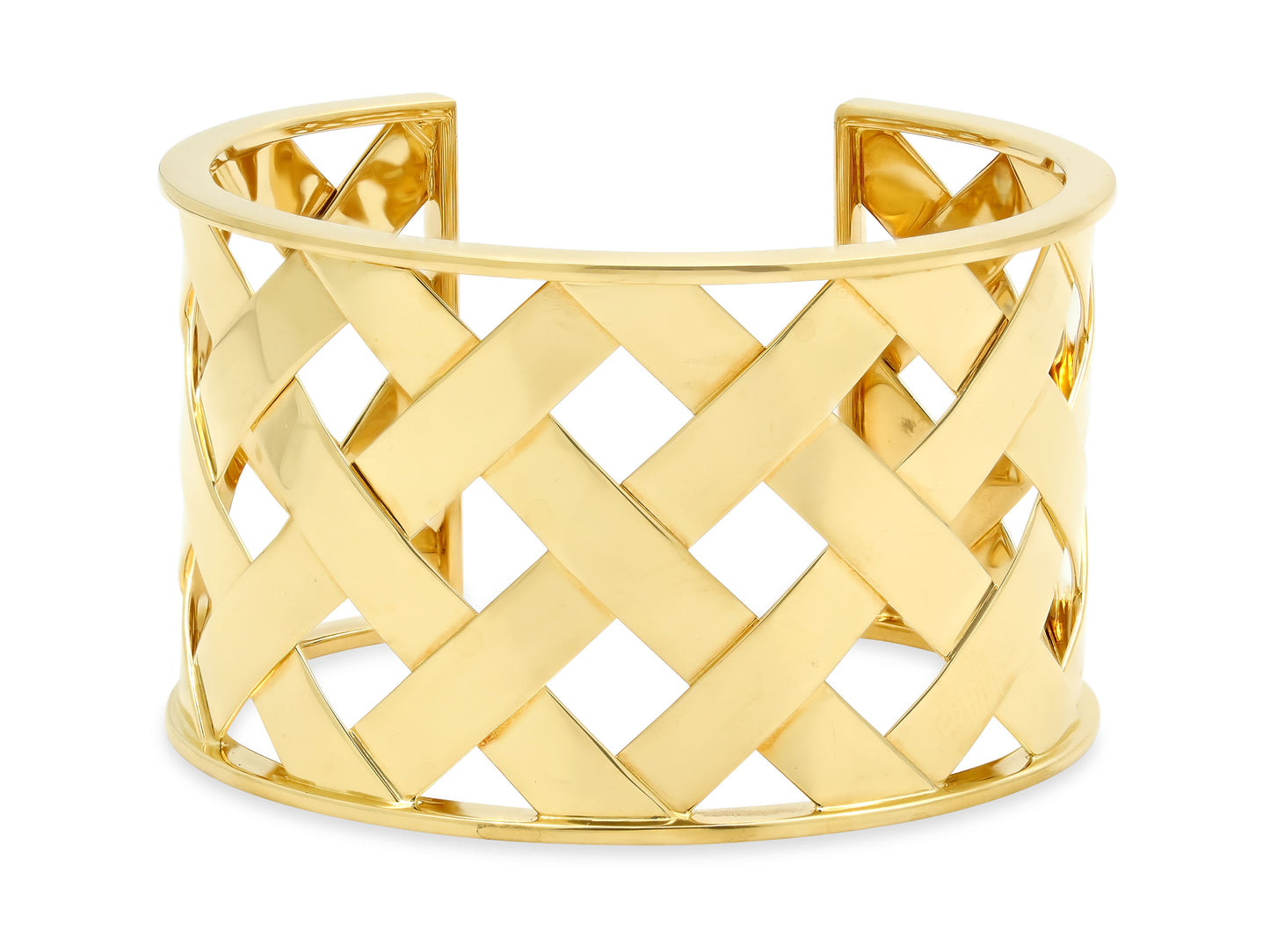 Verdura 'Criss Cross' Cuff in 18K Gold