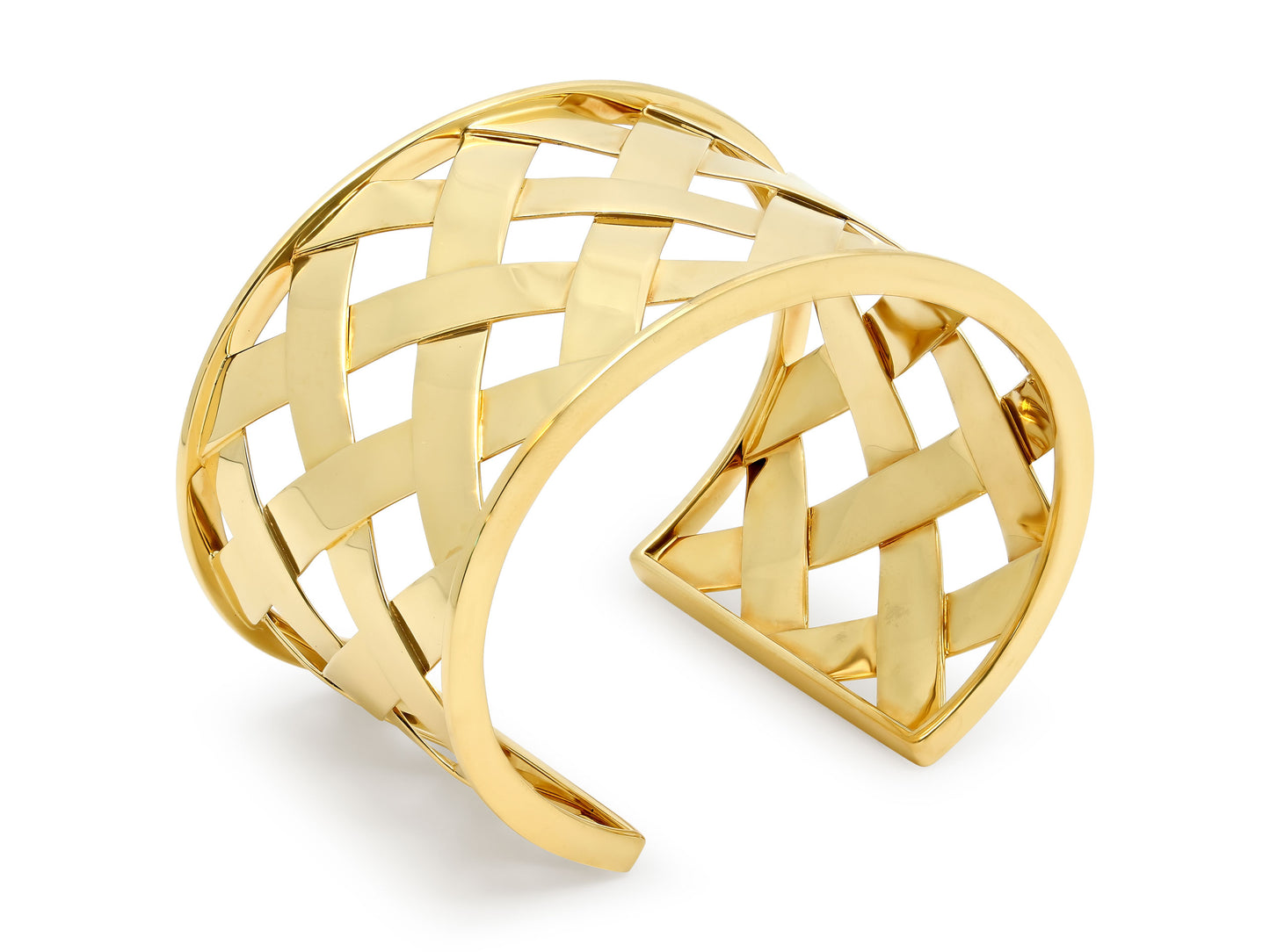 Verdura 'Criss Cross' Cuff in 18K Gold
