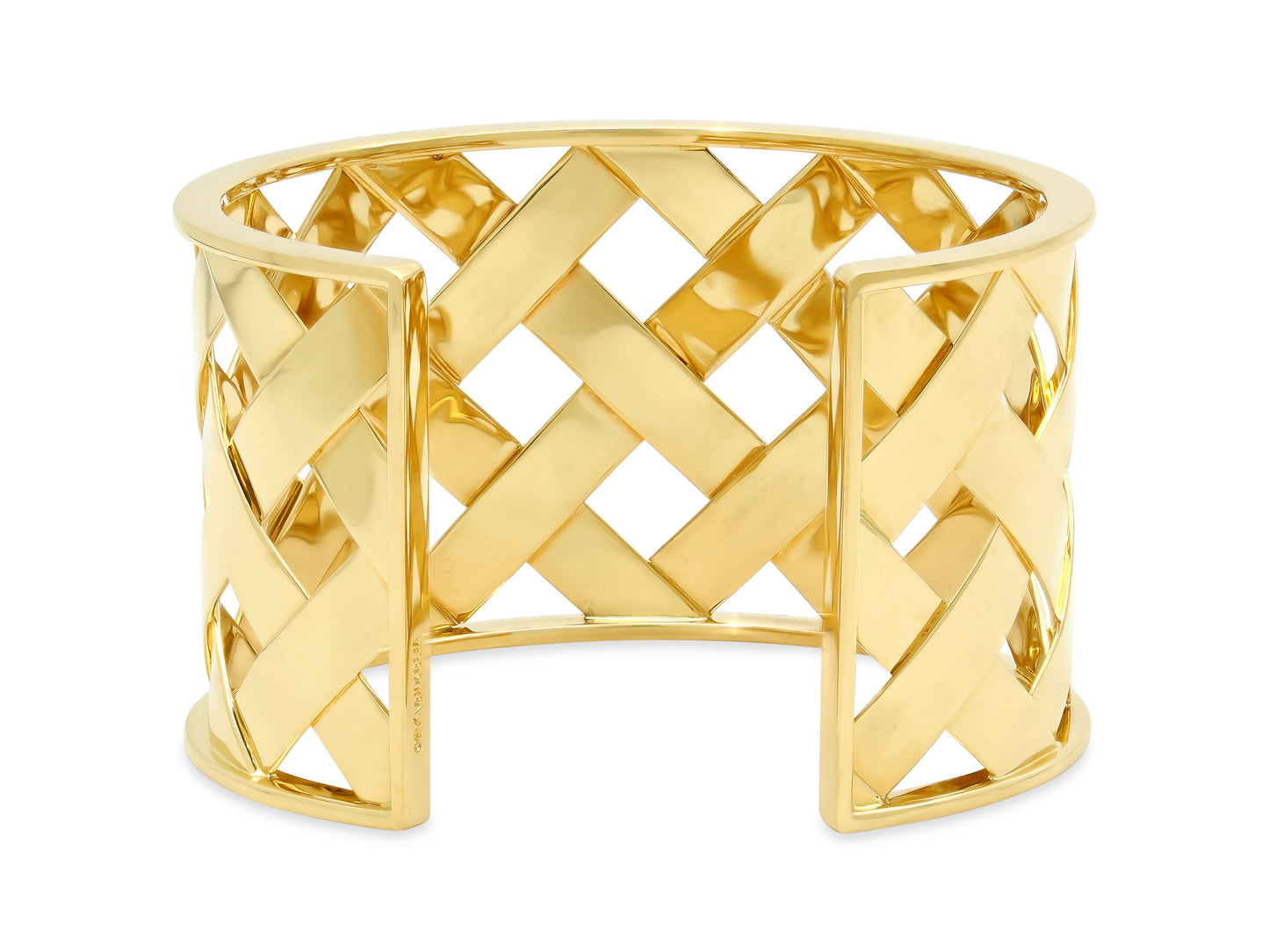 Verdura 'Criss Cross' Cuff in 18K Gold