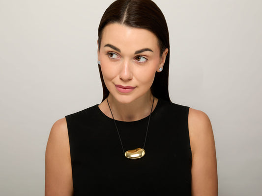 Tiffany & Co. Elsa Peretti 'Bean' Pendant in 18K Gold, 50 mm