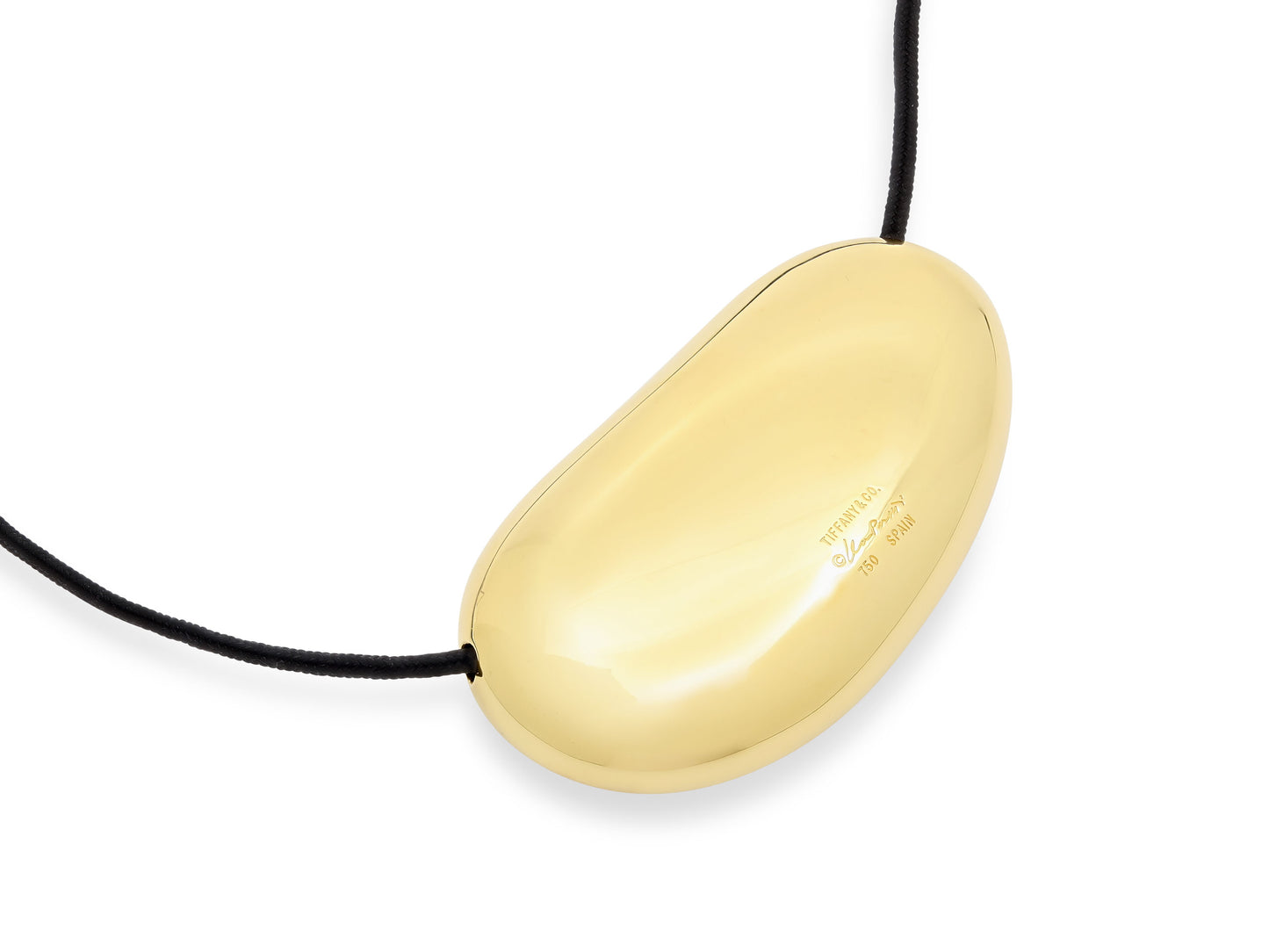 Tiffany & Co. Elsa Peretti 'Bean' Pendant in 18K Gold, 50 mm