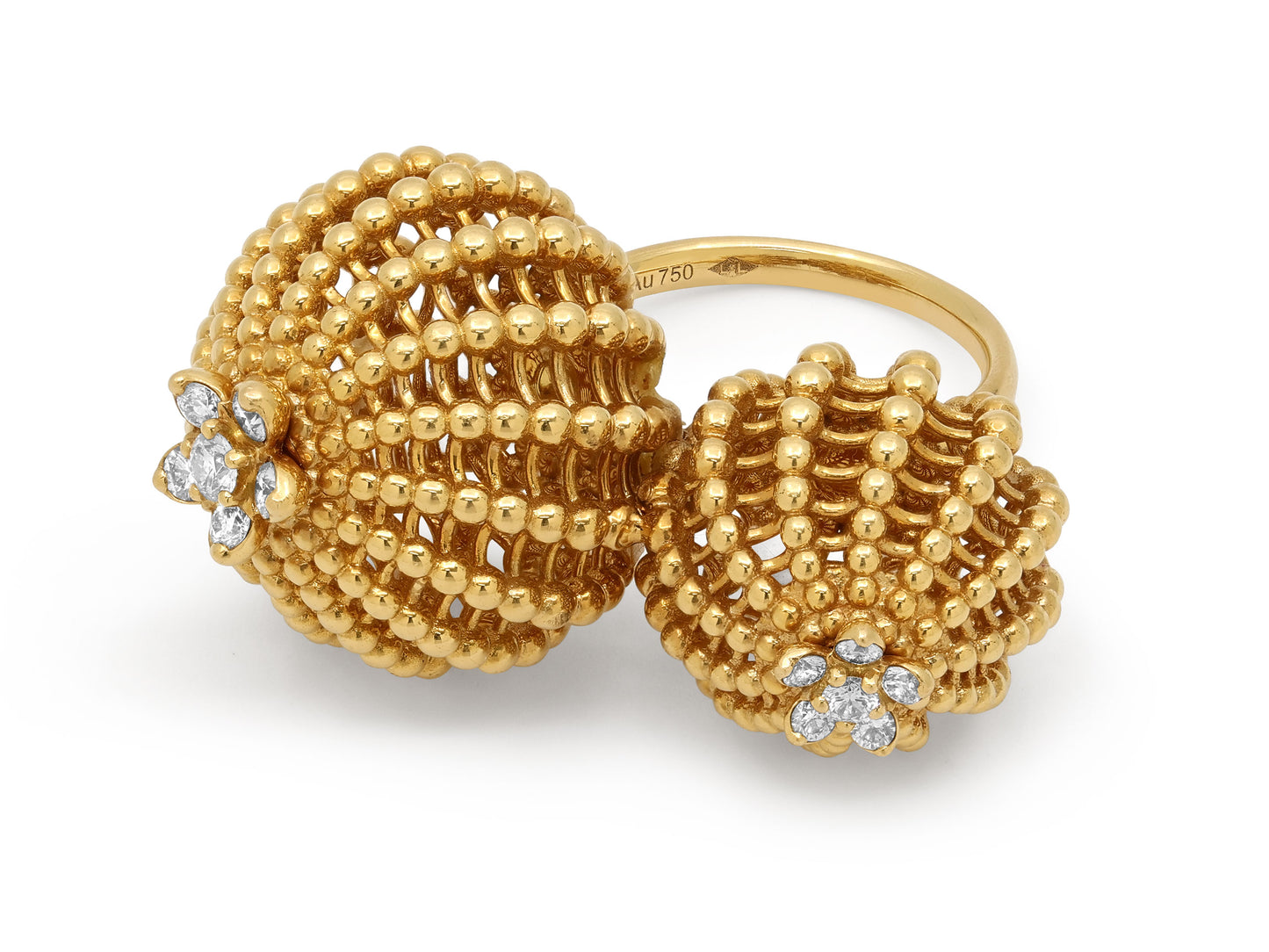 Cartier 'Cactus de Cartier' Diamond Ring in 18K Gold
