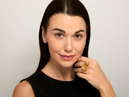 Cartier 'Cactus de Cartier' Diamond Ring in 18K Gold