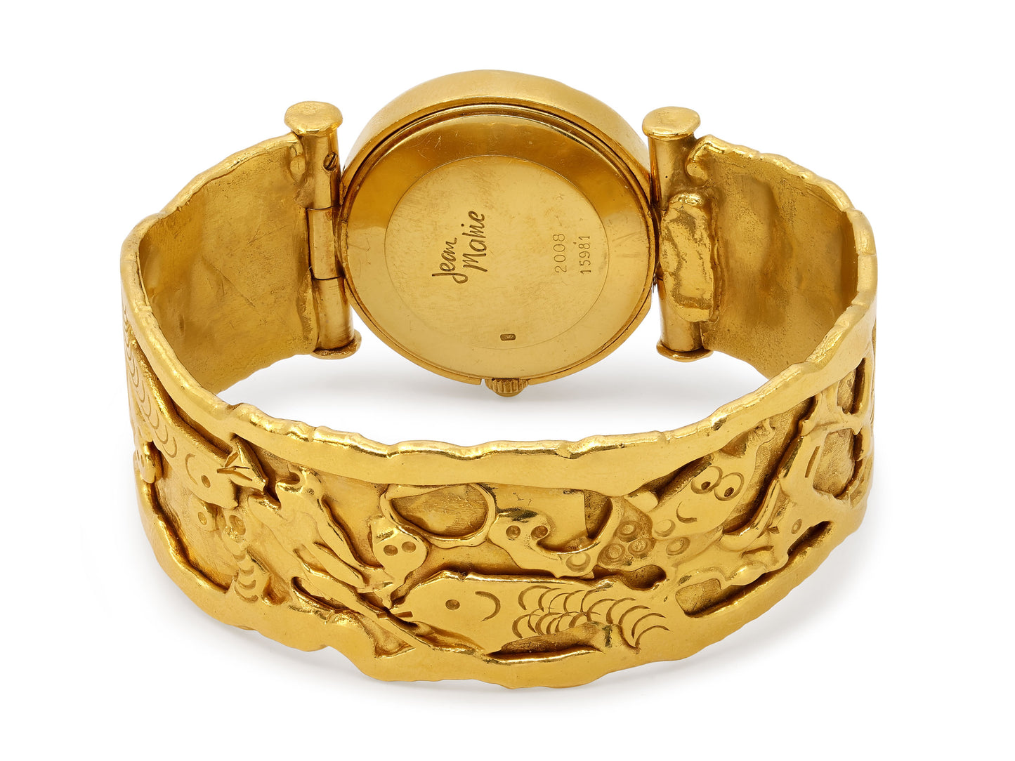 Jean Mahie 'Charming Monsters' Watch in 22K Gold