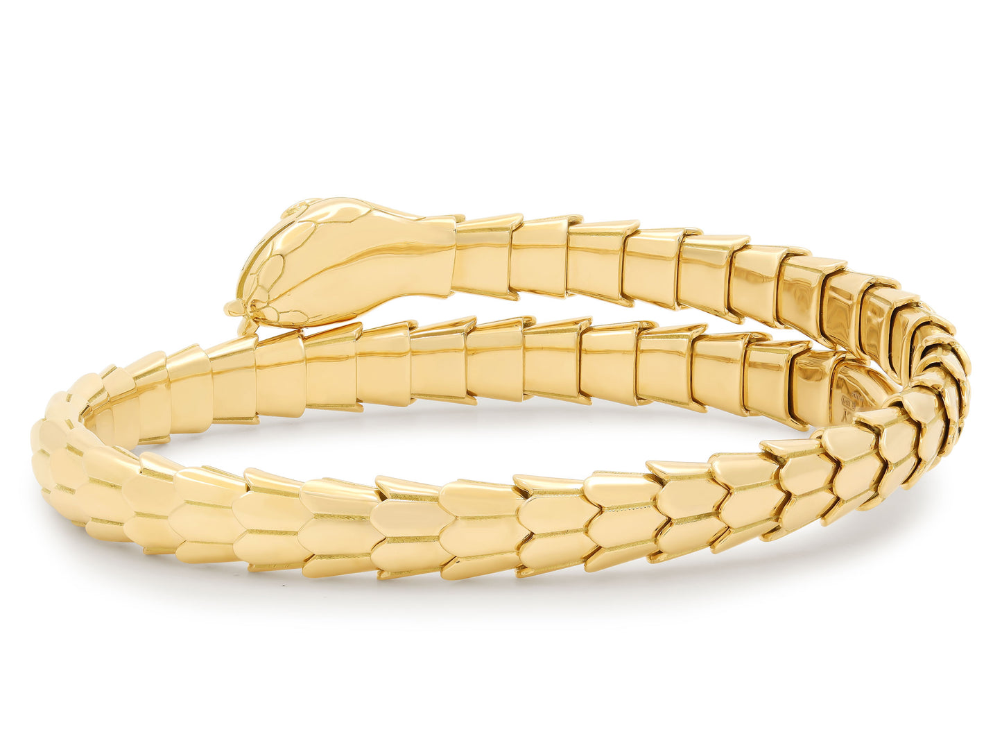 Tubogas Snake Bracelet in 18K Gold by Beladora