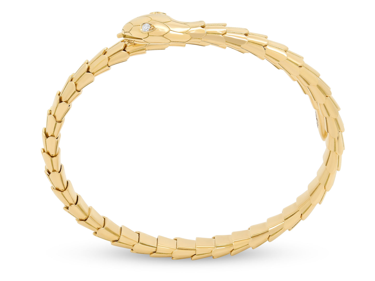 Tubogas Snake Bracelet in 18K Gold by Beladora
