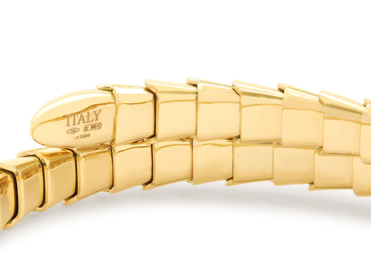 Tubogas Snake Bracelet in 18K Gold by Beladora