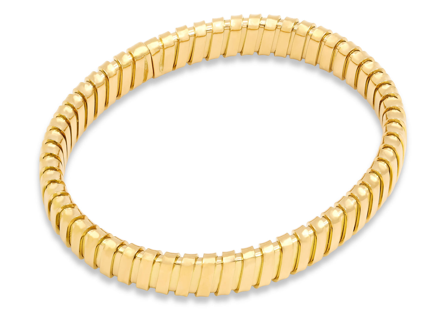 Tubogas Bracelet in 18K Gold by Beladora