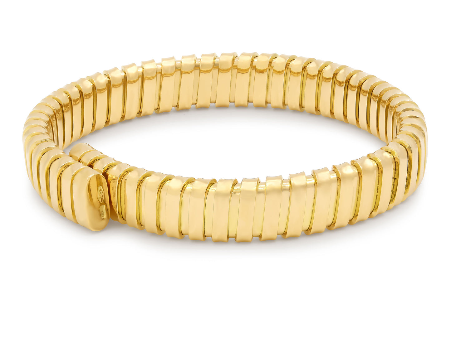 Tubogas Bracelet in 18K Gold by Beladora