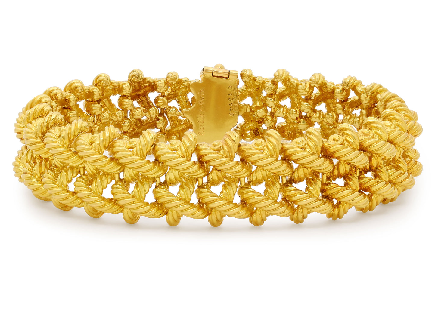 Cartier Twisted Rope Bracelet in 18K Gold