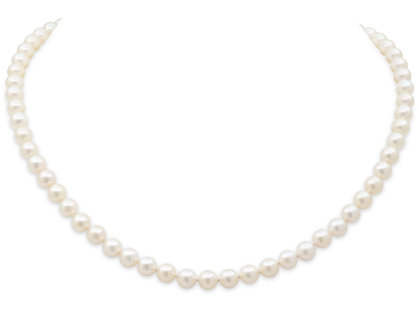 Tiffany & Co. Pearl Necklace in 18K White Gold