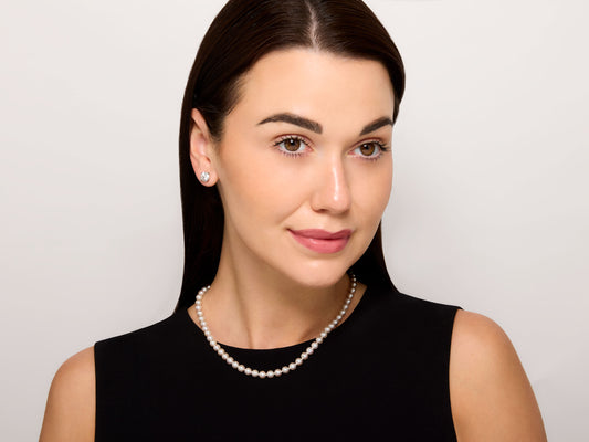 Tiffany & Co. Pearl Necklace in 18K White Gold