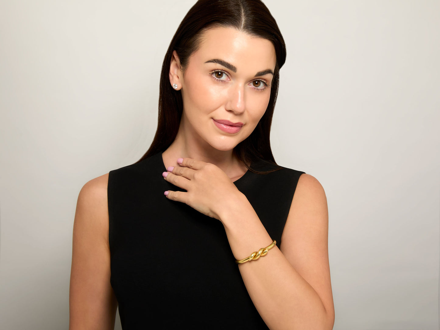 David Webb 'Twisted Nail' Cuff Bracelet in 18K Gold