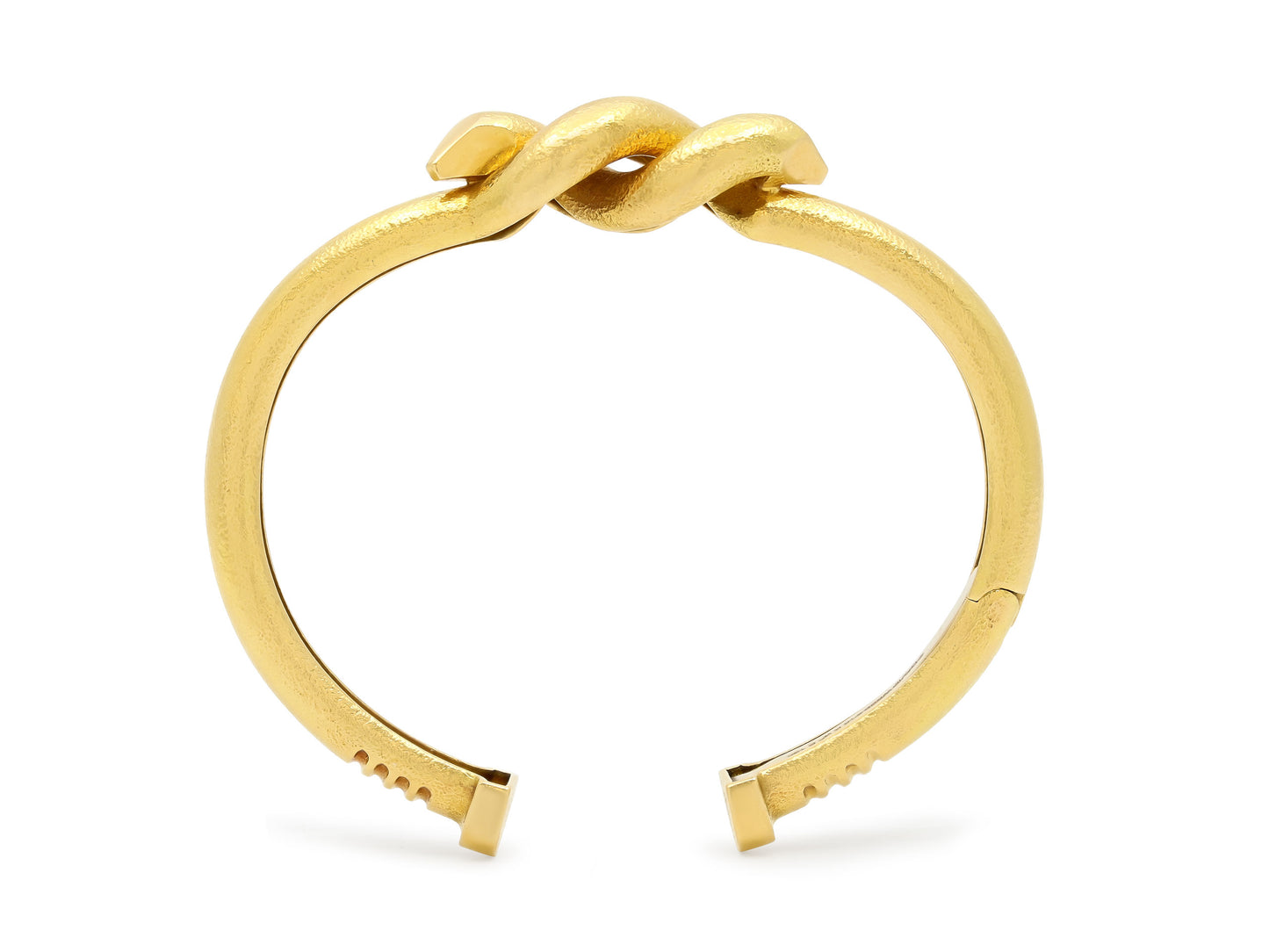 David Webb 'Twisted Nail' Cuff Bracelet in 18K Gold