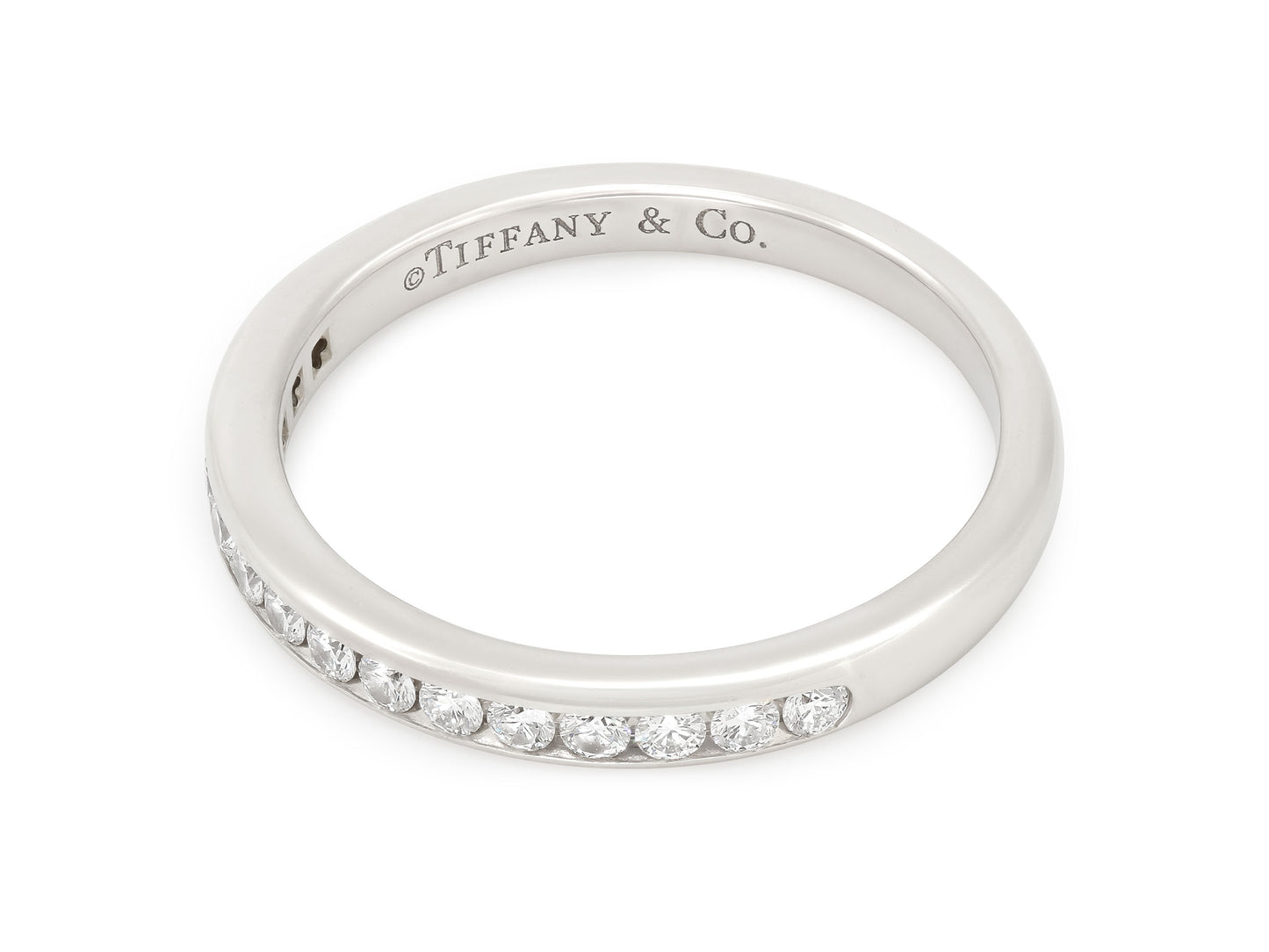 Tiffany & Co. Half Eternity Ring in Platinum