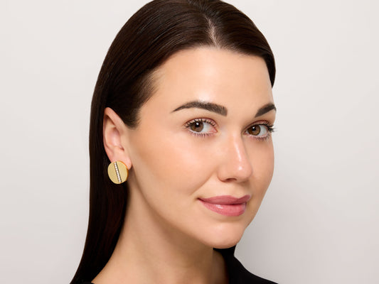 Aldo Cipullo Diamond Earrings in 18K Gold