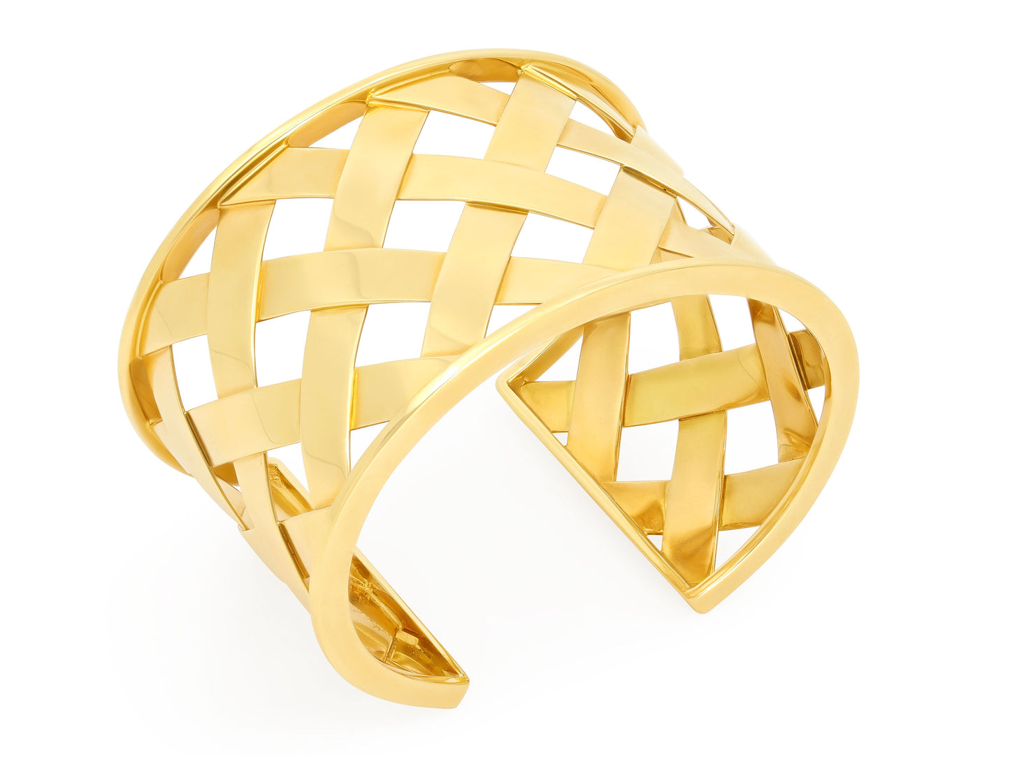 Verdura 'Criss Cross' Cuff in 18K Gold