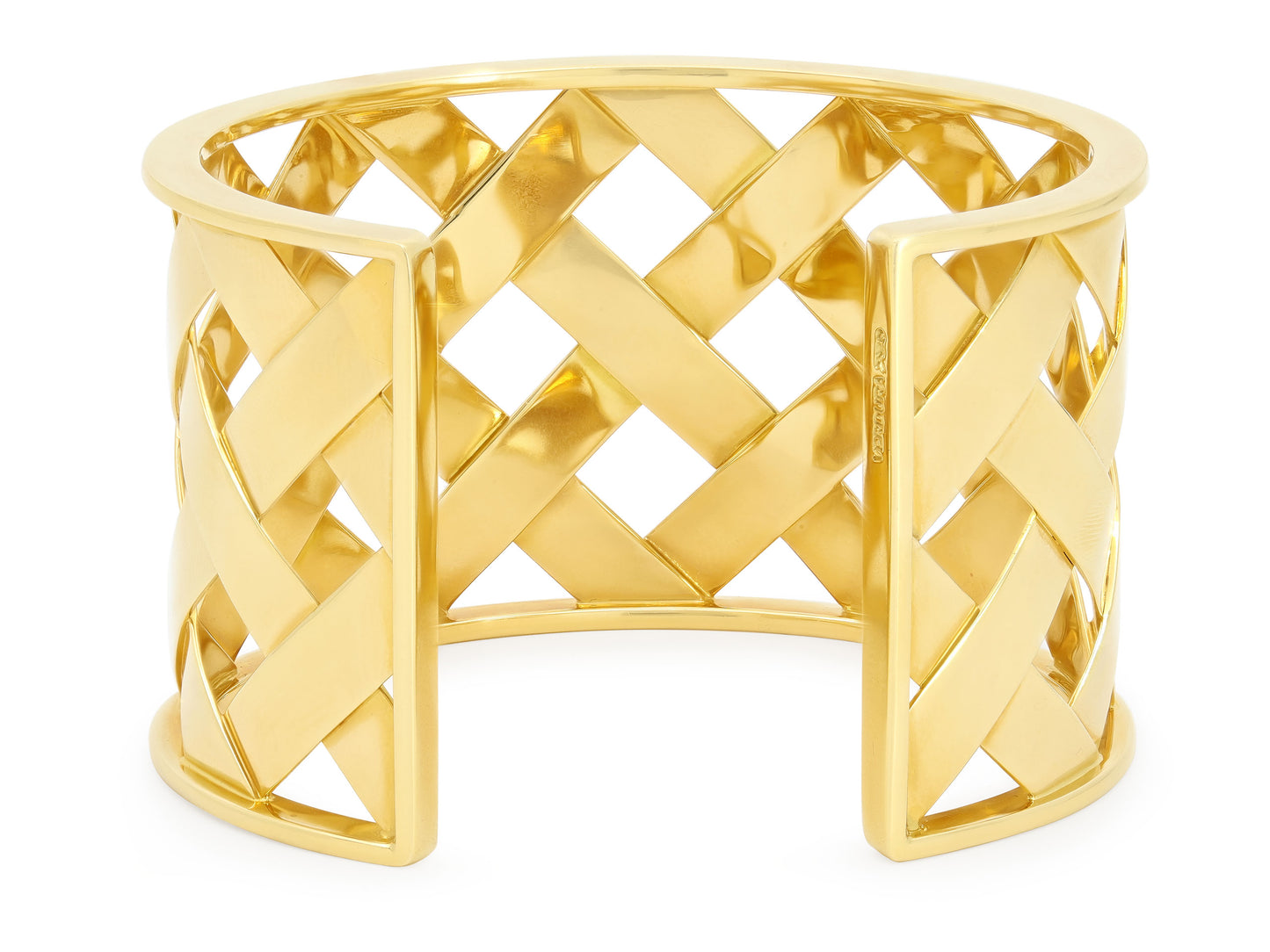 Verdura 'Criss Cross' Cuff in 18K Gold