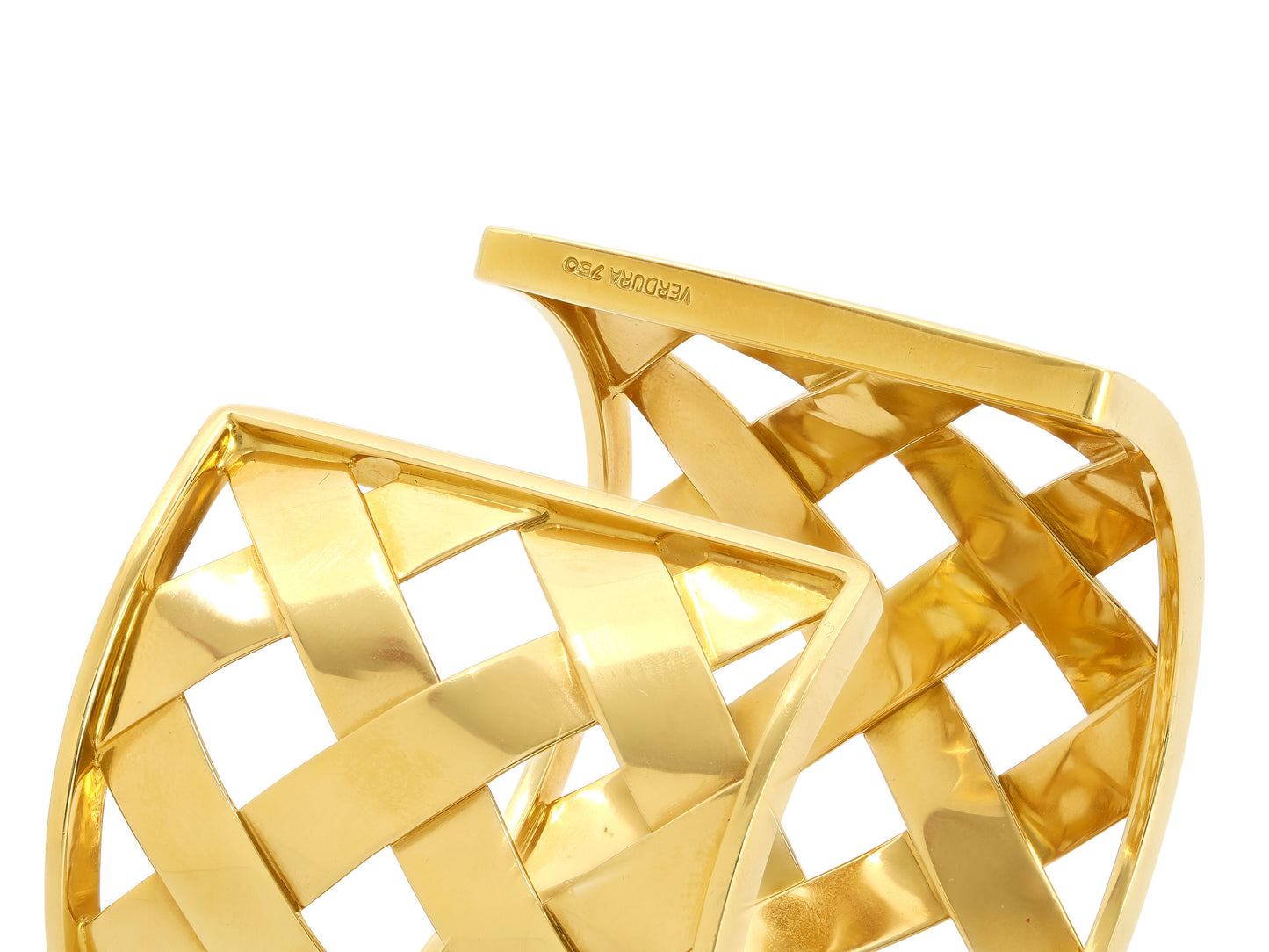 Verdura 'Criss Cross' Cuff in 18K Gold