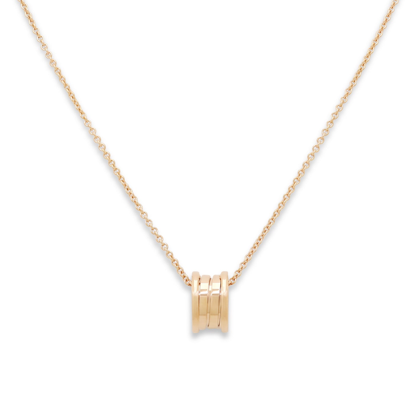 Bulgari 'B.zero1' Necklace in 18K Rose Gold