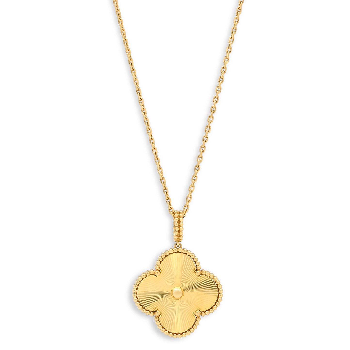 Van Cleef & Arpels 'Magic Alhambra' Pendant Necklace, in 18K Gold