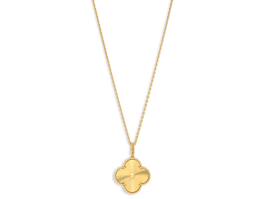 Van Cleef & Arpels 'Magic Alhambra' Pendant Necklace in 18K Gold