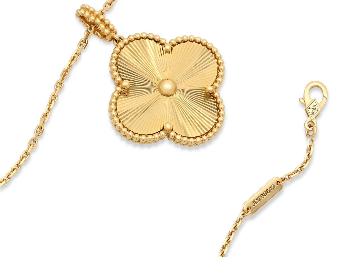 Van Cleef & Arpels 'Magic Alhambra' Pendant Necklace, in 18K Gold