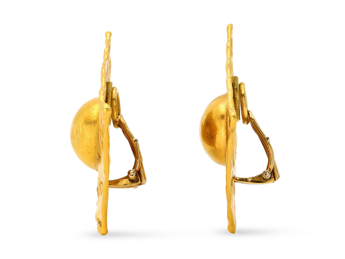 Jean Mahie Earrings in 22K Gold