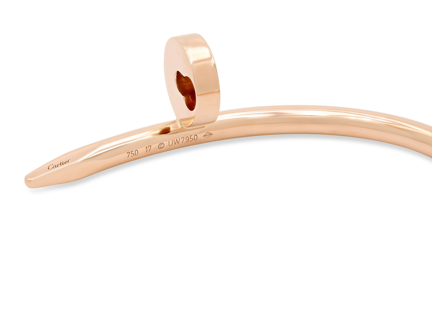 Cartier 'Juste Un Clou' Bracelet in 18K Rose Gold, Size 17