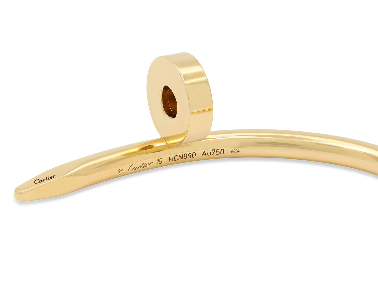 Cartier 'Juste Un Clou' Bracelet, Classic Model, in 18K Gold, Size 15