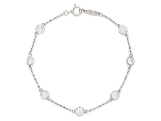 Tiffany & Co. Elsa Peretti 'Diamonds by the Yard' Bracelet in Platinum