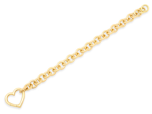 Tiffany & Co. Heart Link Bracelet in 18K Gold