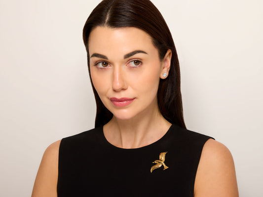 Van Cleef & Arpels Bird Brooch in 18K Gold