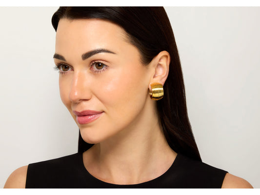 Tiffany & Co. Wide Hoop Earrings in 18K Gold