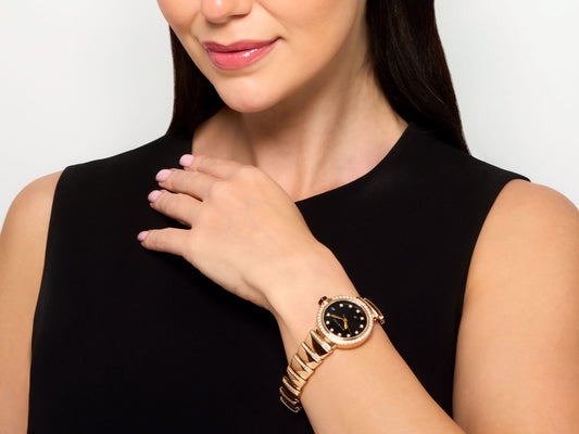 Bulgari 'Lvcea' Diamond Watch in 18K Rose Gold