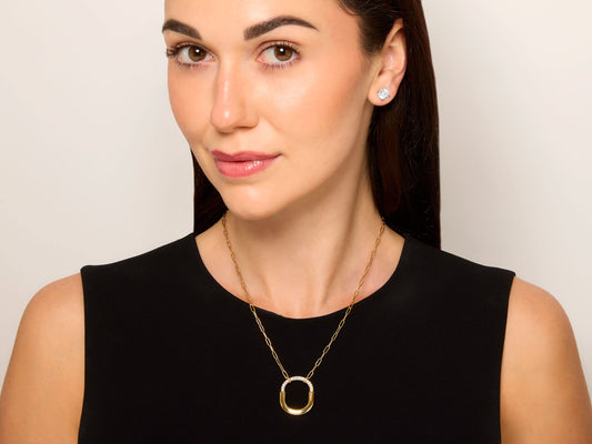 Tiffany & Co. 'Lock' Pendant in 18K Gold, Medium Model