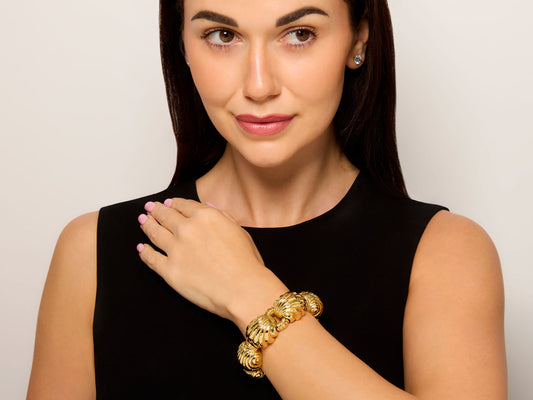David Webb 'Escargot' Bracelet in 18K Gold