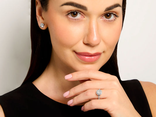 Tiffany & Co. 'Soleste' Diamond Ring in Platinum