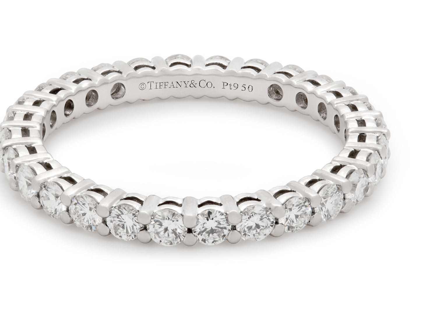 Tiffany & Co. 'Forever' Diamond Band in Platinum