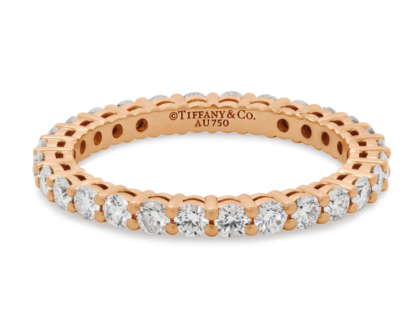 Tiffany & Co. 'Forever' Diamond Eternity Band in 18K Rose Gold