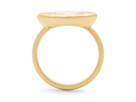 Beladora 'Bespoke' Marquise Diamond Pinky Ring, 1.22 carat E/SI2, in 18K Gold