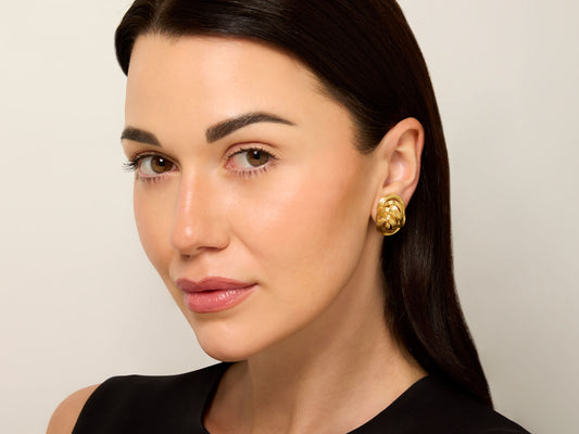 Tiffany & Co. Woven Earrings in 18K Gold